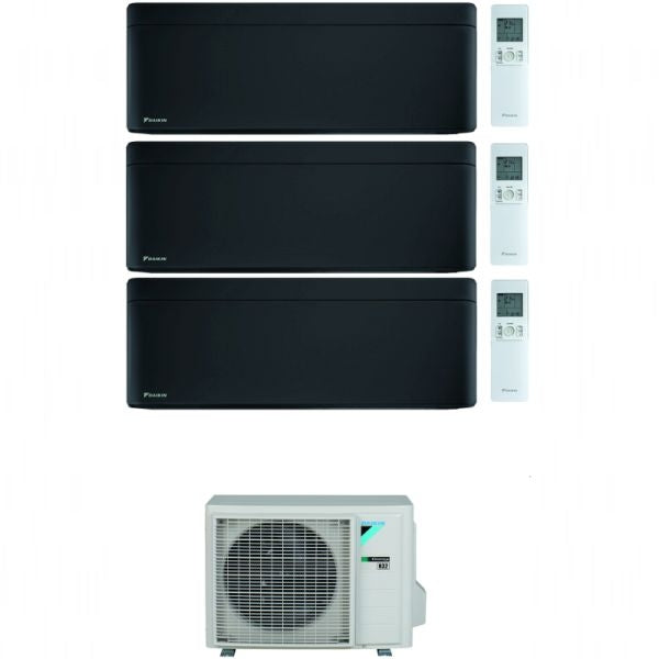 Daikin Klimaanlage Stylish Total Black Trialsplit 9000+9000+9000+3MXM52M/N R-32 3MXM52N