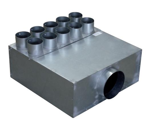 Soler & Palau EDF-U-BOX 160/10x75 – Universal-Verteilerbox, Ø 160 mm