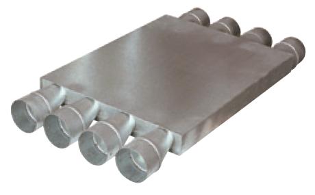 Soler & Palau EDF-PL-BOX 2x4x75 – Flache Verteilerbox, Ø 75 mm