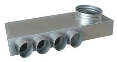 Soler & Palau EDF-PL-BOX 160/4x75 – Flache Verteilerbox, Ø 160 mm