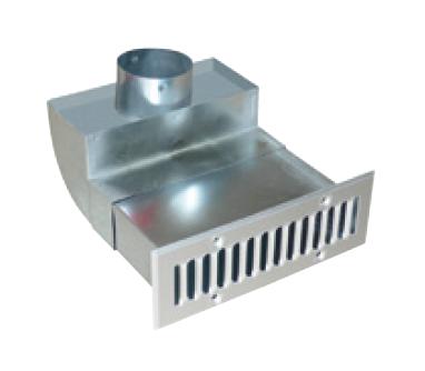 Soler & Palau EDF-SK-BOX-1x75 – Durchgangsbox für Wandgitter, Ø 75 mm