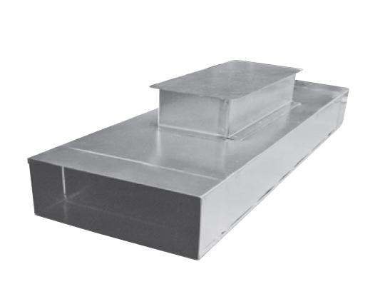 Soler & Palau EDP-RO-110x50/500 – Kanal mit Revisionsöffnung und Teleskopstutzen, 110x50 mm
