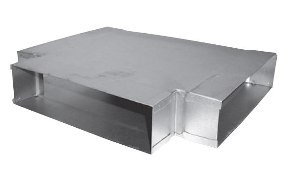 Soler & Palau EDP-T-110x50 – T-Abzweig, Flachkanal 110x50 mm