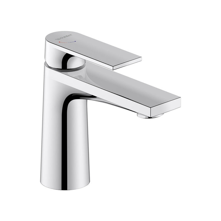 Duravit Einhand-Waschtischarmatur H. 14 cm, Freshstart-Technologie, ohne Ablauf, Chrom-Finish TULUM TU1011002010