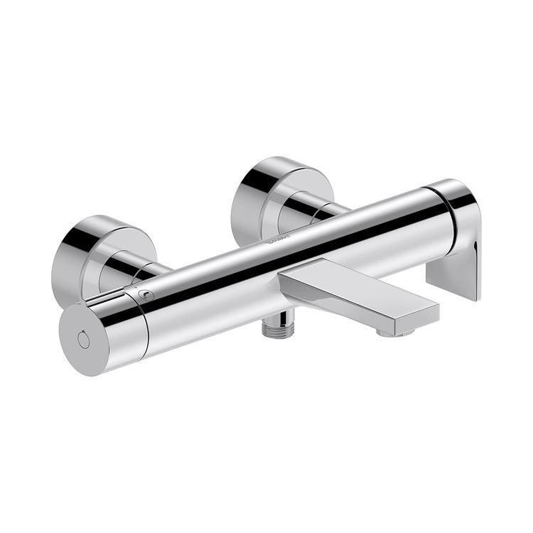 Duravit Einhebel-Wannenmischer außen, mit Umsteller, verchromt TULUM TU5230000010