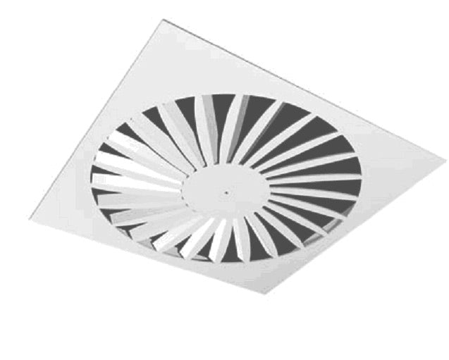 VA B 600 – Drallauslass, vierseitig, Rohr 250 mm