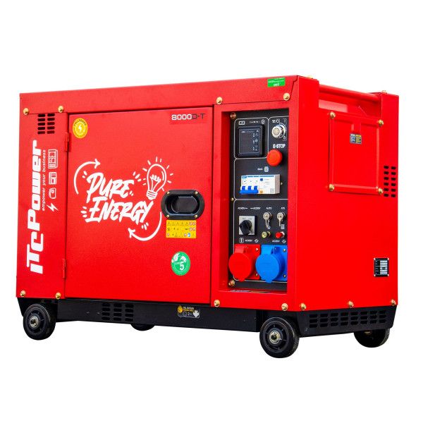 Repowergy ITCPower DG8000SE-T RED EDITION - Generador Diésel