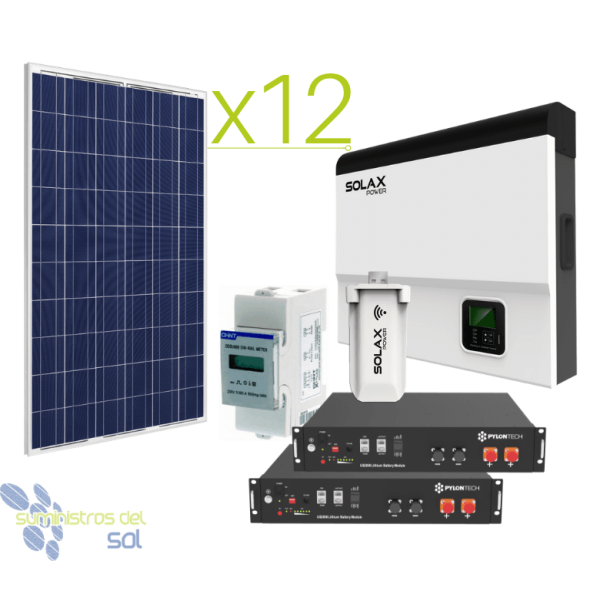 Repowergy Solar-Eigenverbrauchs-Komplettset Solax 19000Whdía und Batte