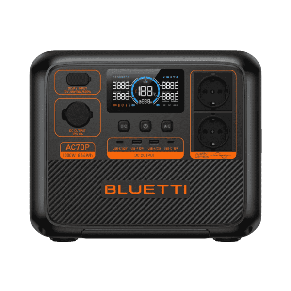 Bluetti AC70P Estación portátil 1.000W - 864Wh