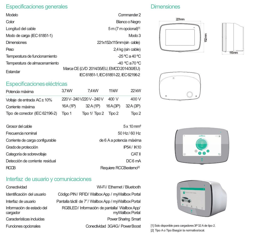 Repowergy Wallbox Commander 2 Type 2 - 22kW – Bild 3