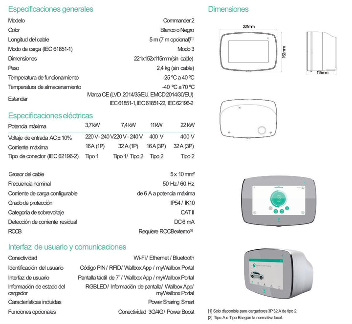 Repowergy Wallbox Commander 2 Type 2 - 22kW – Bild 3