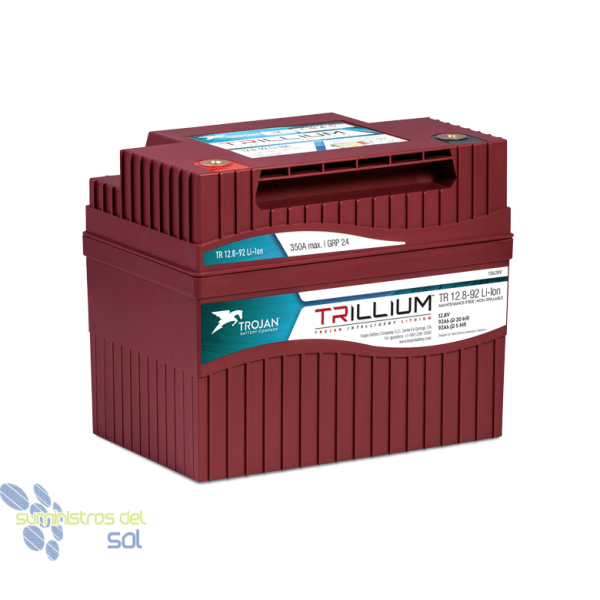 Repowergy Batterie de litio Trojan Trillium. 12V - 1.18kWh | Modelo TR