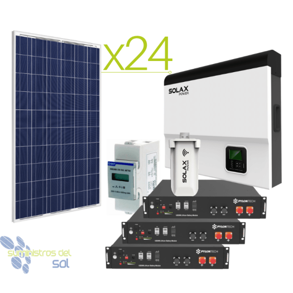Repowergy Solar-Eigenverbrauchs-Komplettset Solax 38000Whdía und Batte