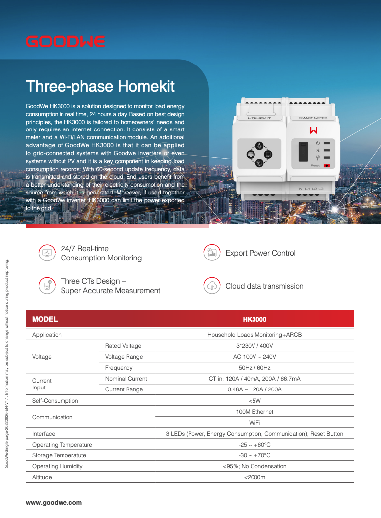 GoodWe HomeKit dreiphasig GW HK3000 – Bild 2