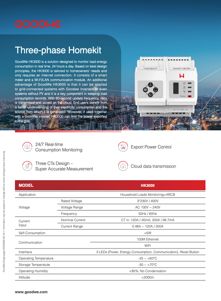 GoodWe HomeKit dreiphasig GW HK3000 – Bild 2