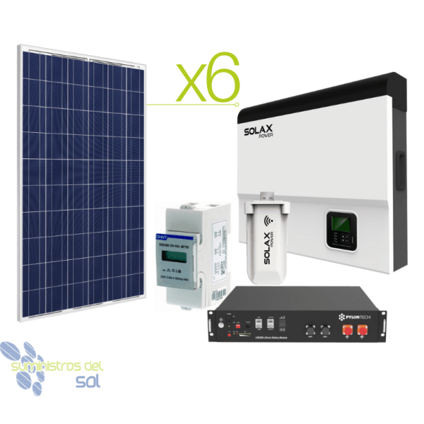 Repowergy Solar-Eigenverbrauchs-Komplettset Solax 9700Whdía und Batter