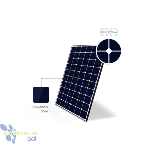 LG Solarmodul LG NeON R 370W und 60 células. Monocris – Bild 2