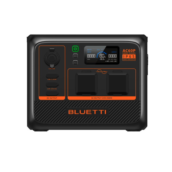 Bluetti AC60P Estación portátil 600W - 504Wh