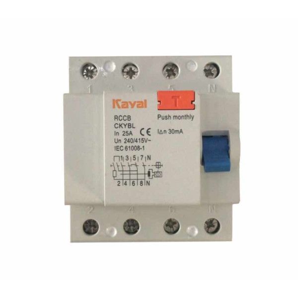 Repowergy Interruptor diferencial 4 polos 25A 30mA