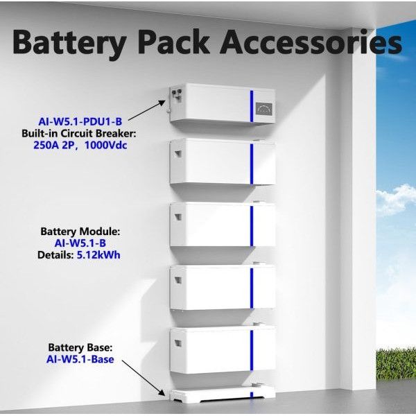 Deye AI-W5.1-B - Lithium-Batterie Modular 10.24 kWh - 3 – Bild 2