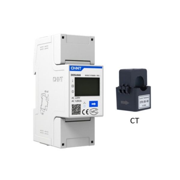 Repowergy Medidor inteligente Chint DDSU666 100A mit CT für inversores