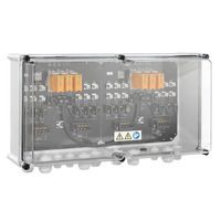 Suministros Orduna Combiner Box Weidmuller, 1000 V, 2 MPPT, 3 entradas/3 salidas por MPPT, Con soporte von fusible, Protección contra sobretensiones II, Prensaestopas []