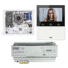 Urmet ALPHA Video Türsprechanlage Basis Kit mit VOG5W WLAN 2Voice Weiß 1783/734