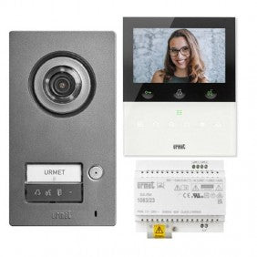 Urmet MIKRA2 und 1 VOG5W Videosprechanlage-Kit für Einfamilienhaus WLAN