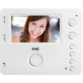Urmet Mìro Videosprechanlage 4,3 Zoll 2-Draht Weiß Mìro 4,3 Zoll Videosprechanlage mit Freisprecheinrichtung 2-Draht Weiß...