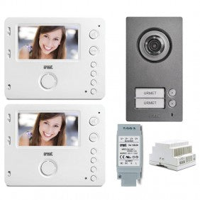 Urmet Miro Mikra 1722/94 Videosprechanlage-Kit für Zweifamilienhaus 2-Draht