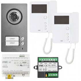 Urmet 1784/762 Bif Videosprechanlage-Kit mit Mikra2 und Mìro Monitor mit Hörer