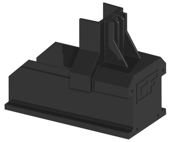 ESDEC - ENSTALL - ClickFit EVO - Terminaison de rail noir - 1008060-B