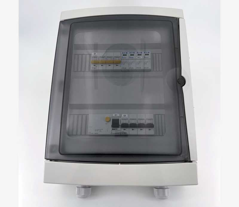 Coffret AC - Triphasé - 20A/30mA