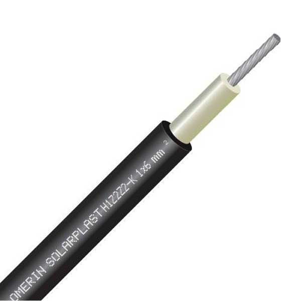 OMERIN - Câble Solaire noir 4 mm2 - Couronne 75m
