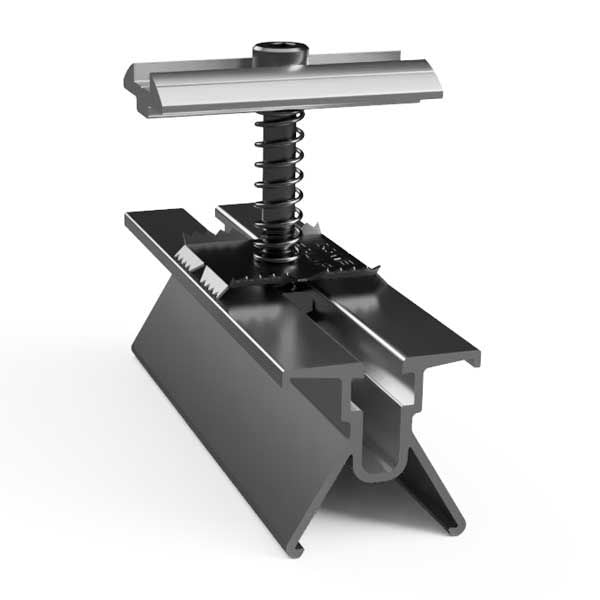 ET SYSTEM - Wagon + fixation universelle alu de finition pour hauteur 30 à 33 mm - FIX106