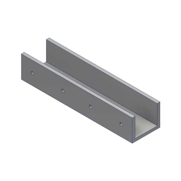 GSE INTEGRATION - GROUND SYSTEM - Connecteur rail + 4 vis - ART105568