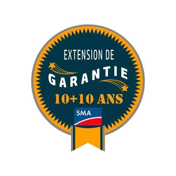 SMA - Extension de garantie fabricant ACTIVE 10 ans de base +10 ans jusqu'à 10 kVA