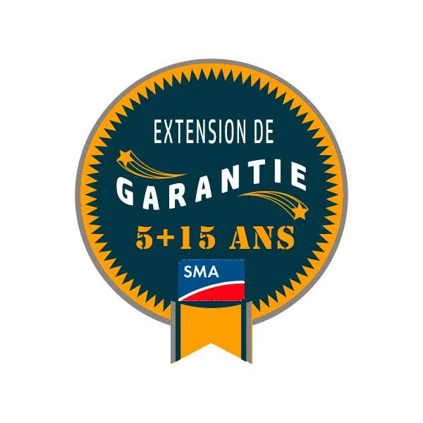 SMA - Extension de garantie fabricant CONFORT 5 ans de base +15 ans jusqu'à 90 kVA