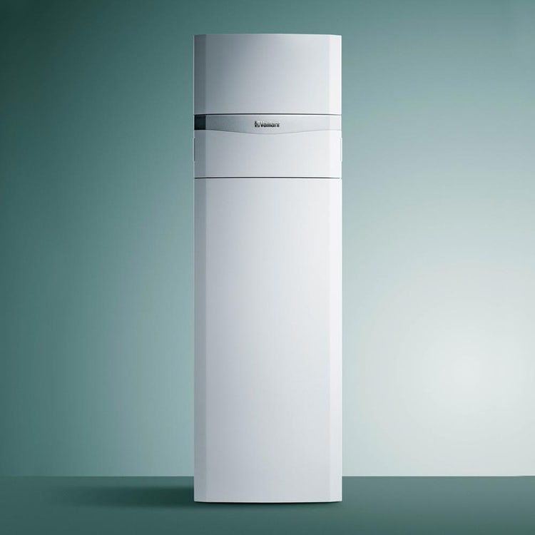 Vaillant AuroCOMPACT VSC S 256/4-5 150 Kombinations-Bodenheizungskessel mit Brennwerttechnik für den Innenbereich, Druckbehälter mit 141-Liter-Solarspeicher für Heizung und Warmwasser 0010014671