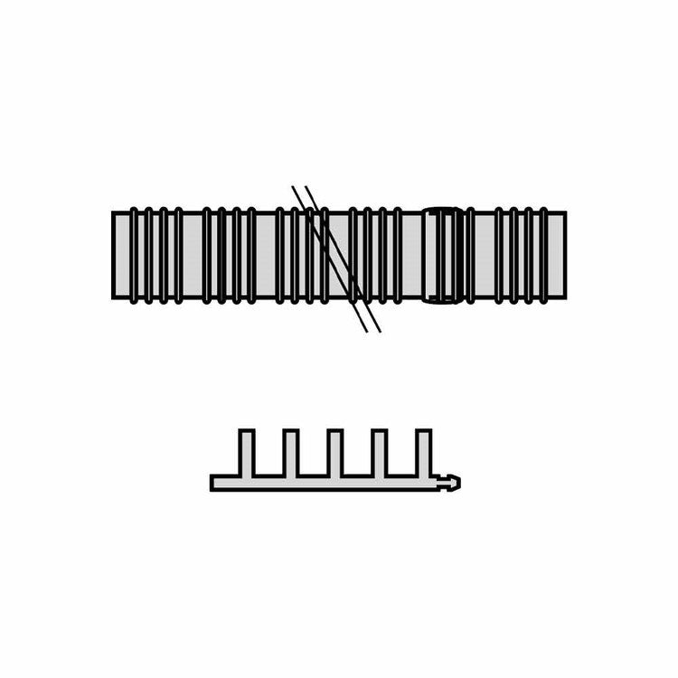 Vaillant Verlängerung DN50mm - 25m flexibel 0010028094