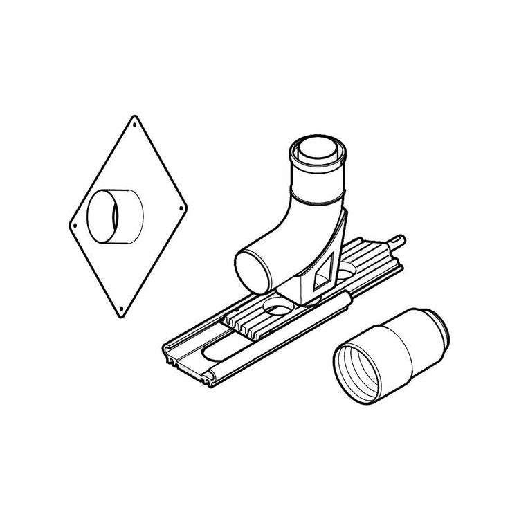 Vaillant Rohrleitungssatz DN80mm - DN50mm flexibel für C53 0010028122