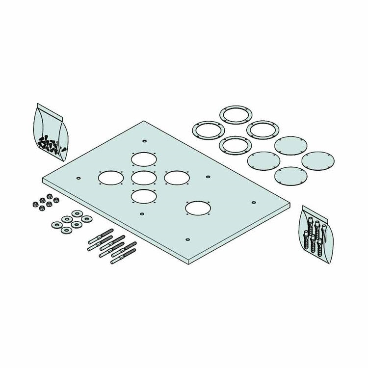 Vaillant Abdeckset Schornstein DN50mm (6 Ausgänge) 0010028678