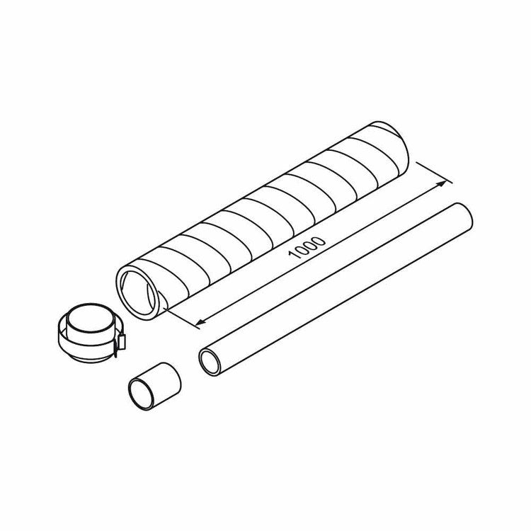 Vaillant Luftverlängerungsset 1 m 0010029004