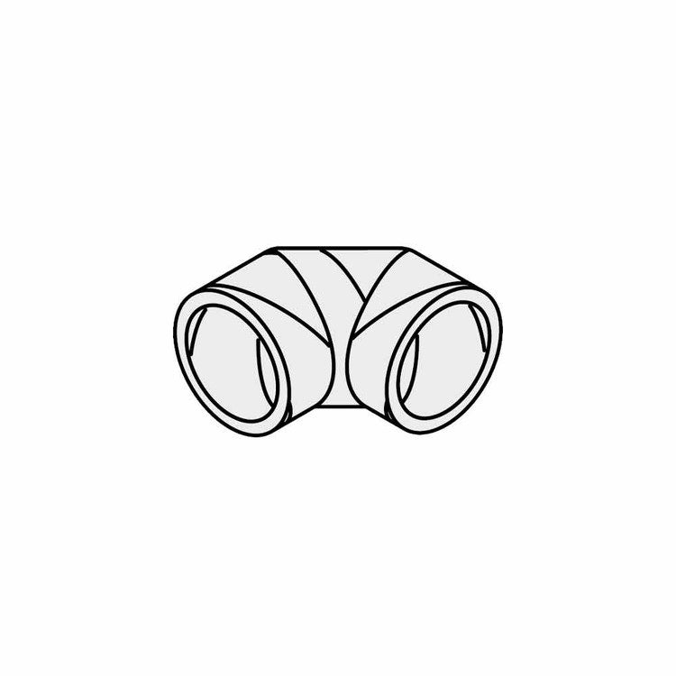 Vaillant Isoliertes Bogenstück 45° Ø 80/125mm 0010029008