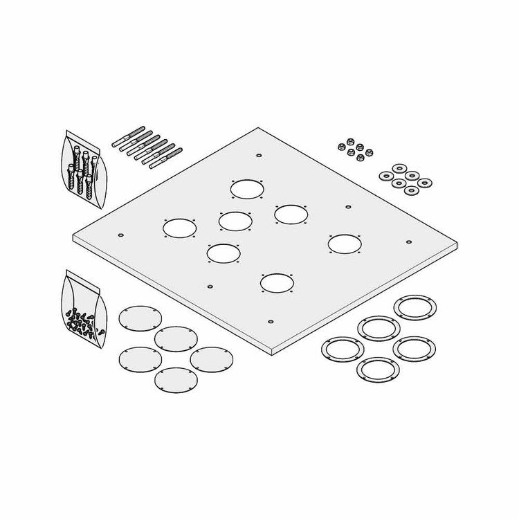 Vaillant Schornsteinabdeckungsset DN50mm (7 Ausgänge) 0010029357