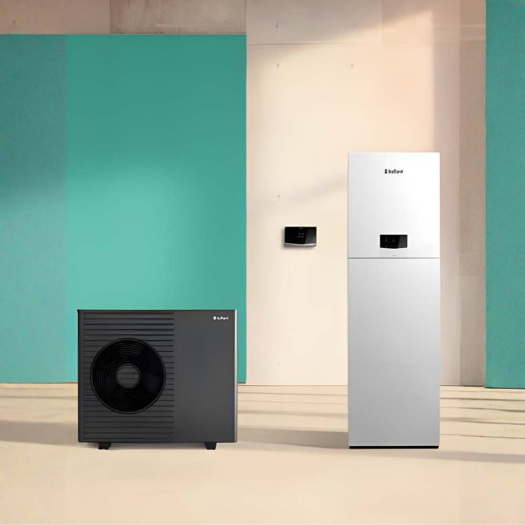Vaillant Kit aroTHERM plus 8.1 R290 Luft/Wasser-Wärmepumpe Monoblock einphasig 15 kW, 230 V + uniTOWER plus Bodeneinbau-Modul mit integriertem 190 L Speicher. 8000050999