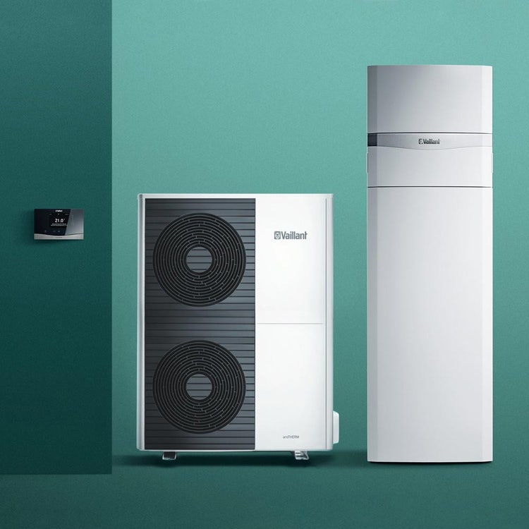 Vaillant Kit aroTHERM split VWL 125/5 AS 230V Einphasen-Luft/Wasser-Wärmepumpe + uniTOWER split VWL 128/5 IS Bodenmodul 0010038593