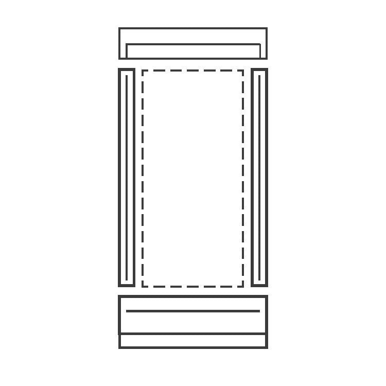 Vaillant Einbaumodule speziell für 1 vertikales VFK, zur Installation auf Dächern mit Neigung (15°-22°, 27%-41%) 0020087868