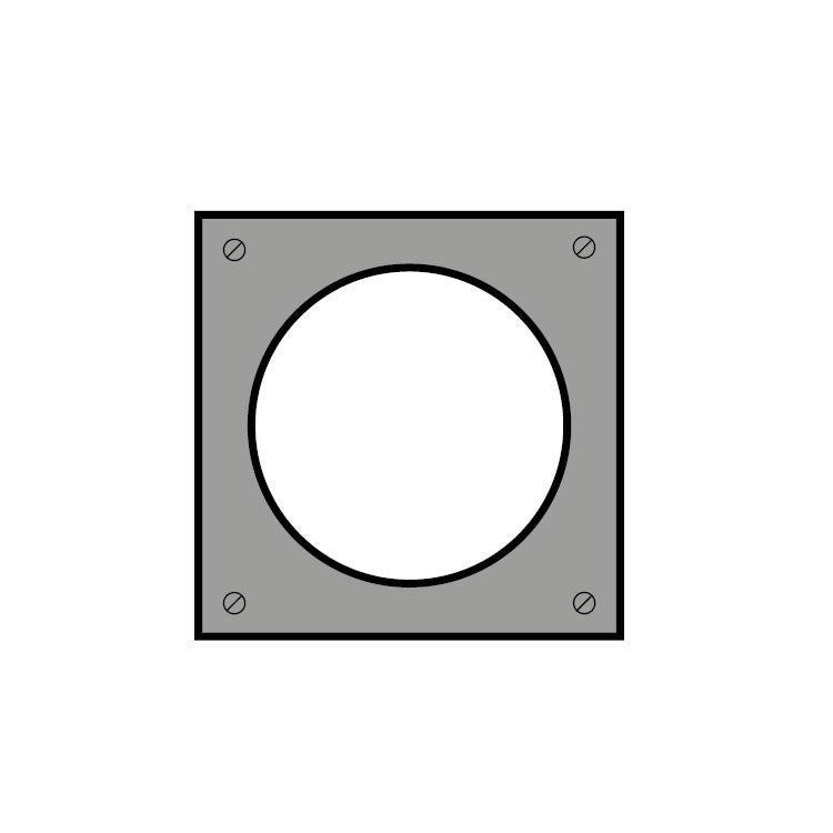 Vaillant Rosetta für Mauerwerk 110 mm 0020106396