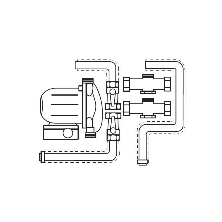 Vaillant Hydraulikanschluss-Kit im Boilerkessel 0020152965